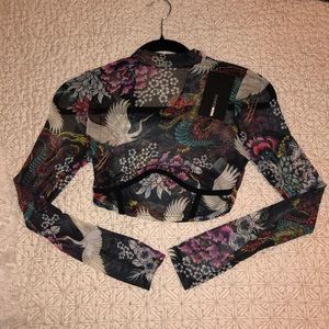 Long sleeve Crop top